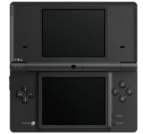 Black Nintendo DSi Open
