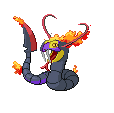 Blazehlisk;
Seviper's Fire Evo,
Made By Me.