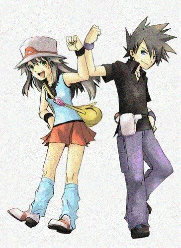 blue y green convatiendo al equipo rocket y ganan la batalla