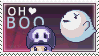 Boo Stamp licking stamp