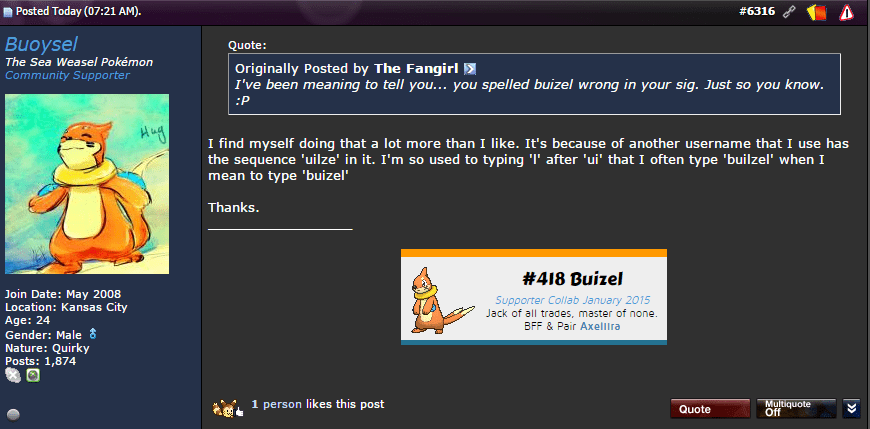 Buoysel - Buizel