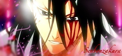 Byakuya banner made by Aurafire.  
I have so many I might get these mixed up, so if I am wrong by who made it...I am sooo sorry, and just let me know.