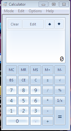Calculator GUI upgrade