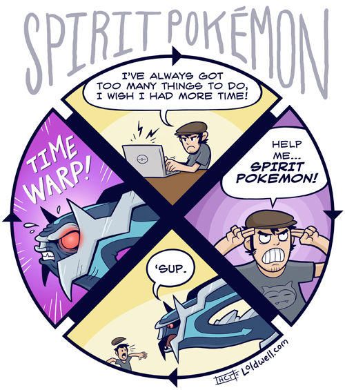 Call my spirit Pokémon.