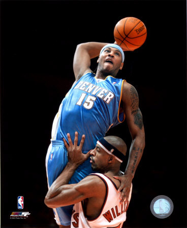 Carmelo Anthony of the Denver Nuggets