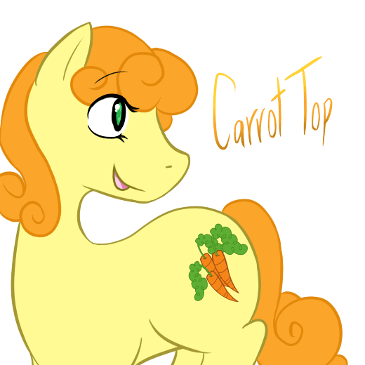 Carrot Top in a random horse-kinda-style