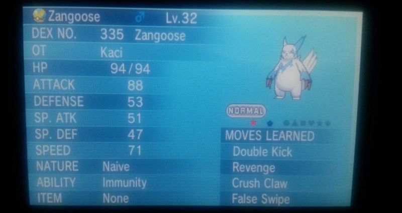 Caught on 10/31 after approximately 200 DexNav encounters