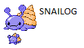 (CELLO POKEDEX) No. 007  Sand Castle Pokemon
SNAILOG (Snailog)
Type(s): Water/Ground
H: 1'06"  W: 11.2 lbs.  G: Male & Female  HI: None

ROS: They flo