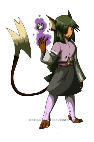 Character of mine from a Pokemon webcomic I update rarely now; I won't be linking it publicly here due to the fact that the comic contains some mildly