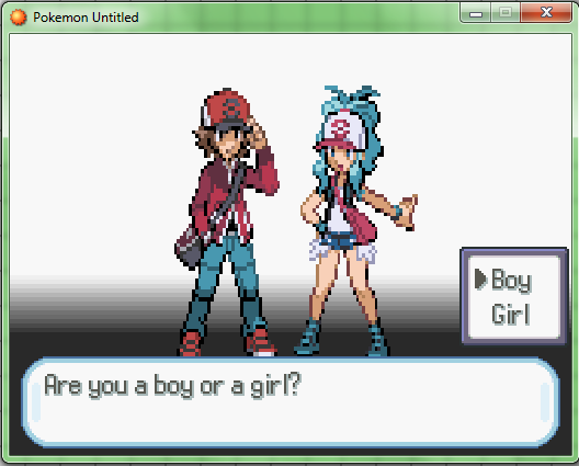 character selection screen