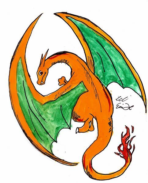 Charizard Watercoloured