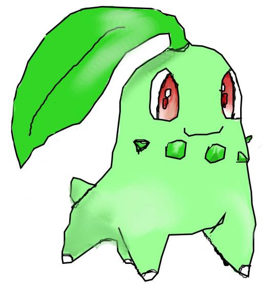chikorita coloured on gimp