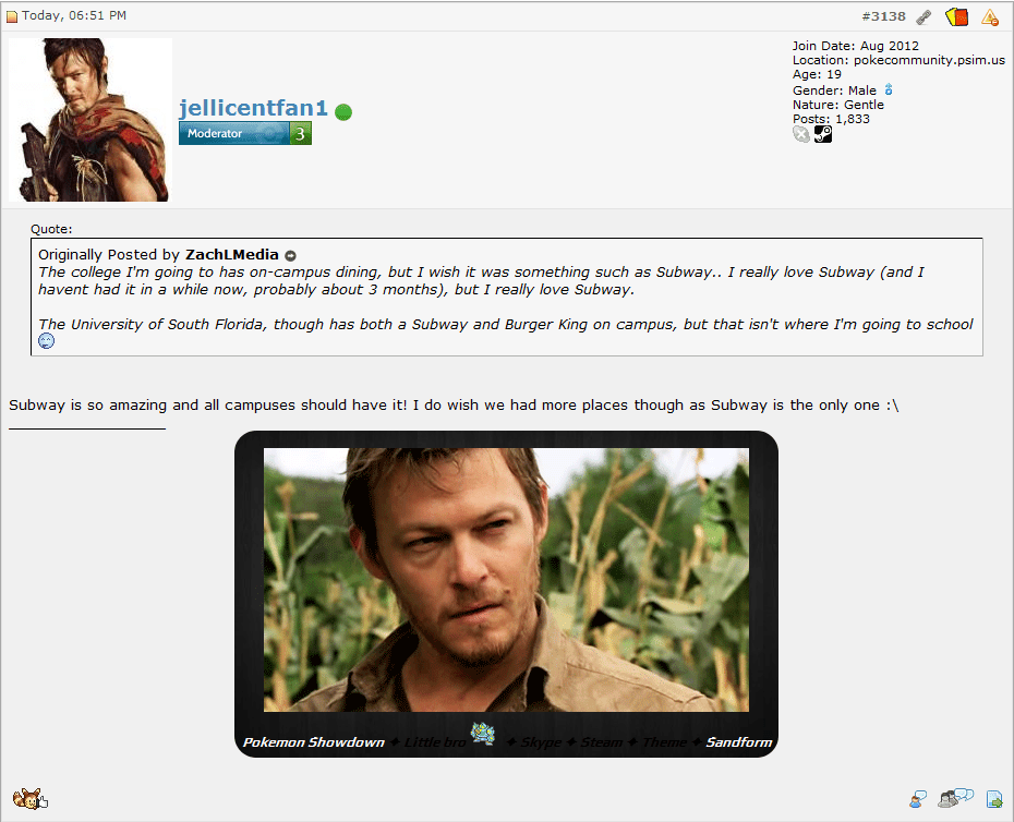 Chose a random victim to be modded for my next Firebug test..