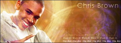 Chris brown banner