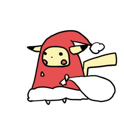 Christmas pikachu doodle <3