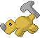 Colour sprite of the rhino..