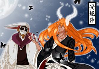 COMMISSION 3   Mayuri and Ichigo 2014