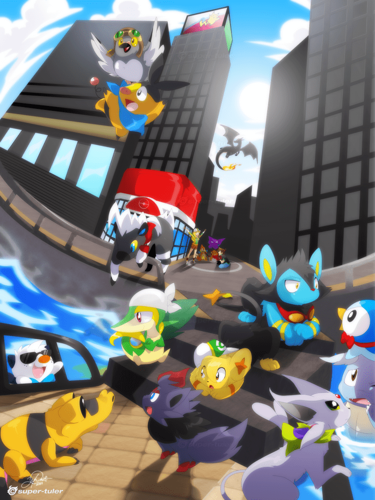 Commission  Together in Isshu by super tuler
