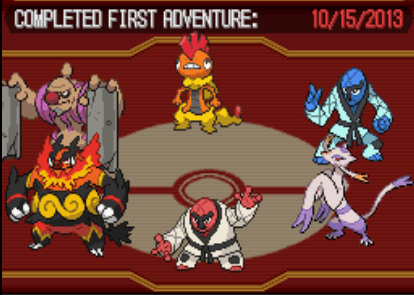 Completed First Adventure on White