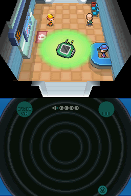 Cool! I got... this thingy. PokeRadar?