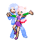 Couple more of mine and my friend's characters. Danny belongs to my friend, and Scarlette belongs to me.