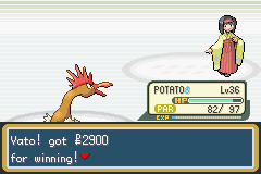 Crushing Erika with Potato!