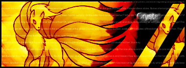 Crystal the Ninetales Tag
