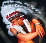 Custom   Waynes car Indian girl up close 150