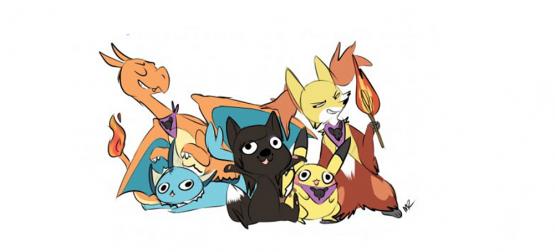 cute derpy doodles of me and the team drawn by melissar1 on FA :D