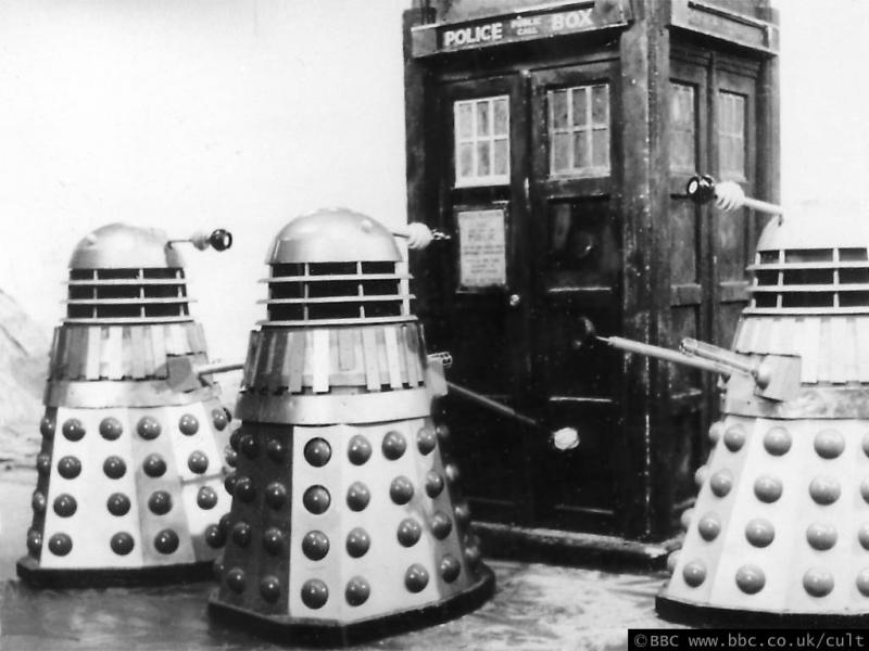 dalek's and the tardis