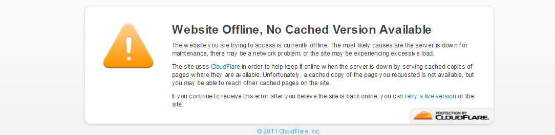 Damn you cloud flare