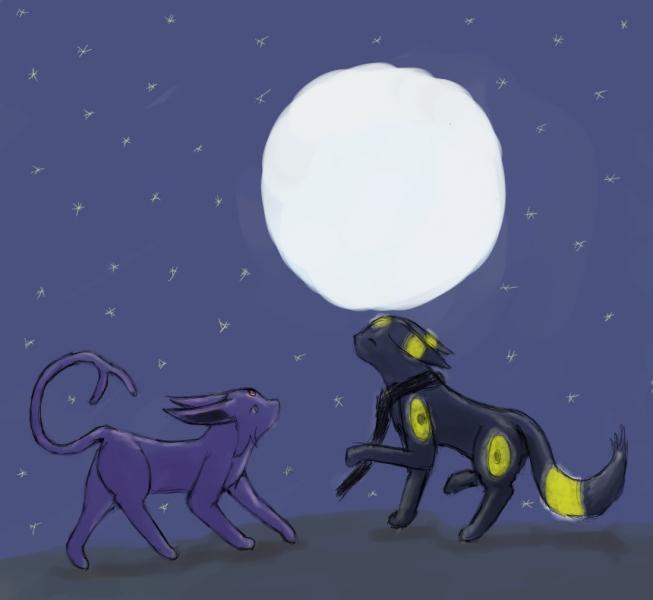Dancing in the dead of night.