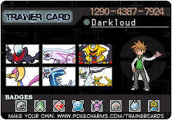 Darkloud trainer card