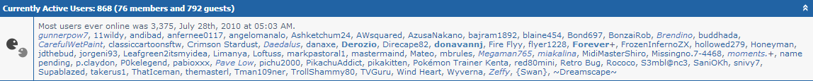 Dat blue usernames... 

o_0
