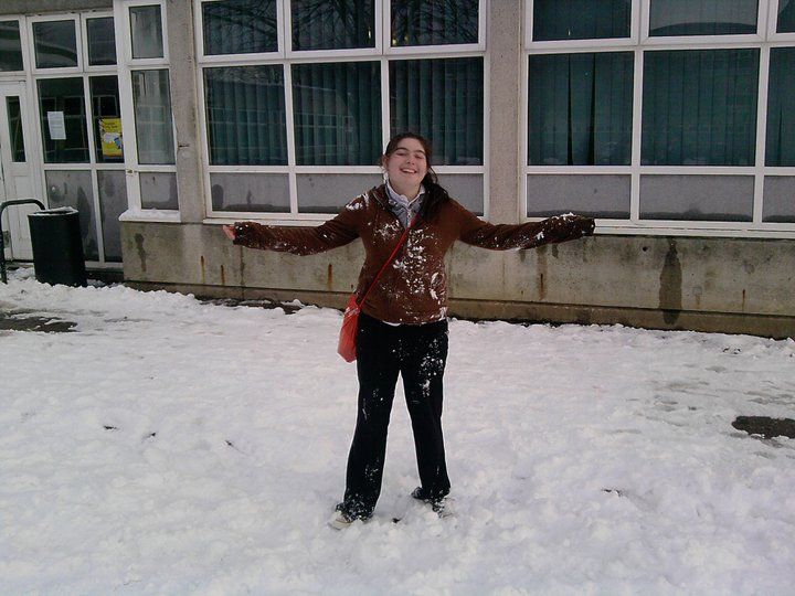 Date Taken: 29th November 2010
...I did not have a snowball war at school at all. Ziltch. The snow attached itself to me. Yup, it's been snowing rathe