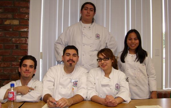 Davy and a few of his fellow classmates, making up the "Minoriteam", Four Mexicans and a Filipina (the token black guy decided to skip class that day)