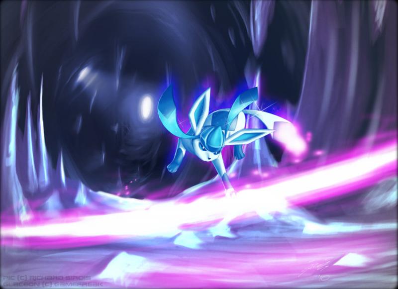 Delta Glaceon   Spacial Rend by Lionheartcartoon