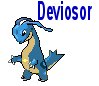 Deviosor
Type: Ice/Rock
Deceitful Dinosaur Pokemon
Evolved form of Devisor