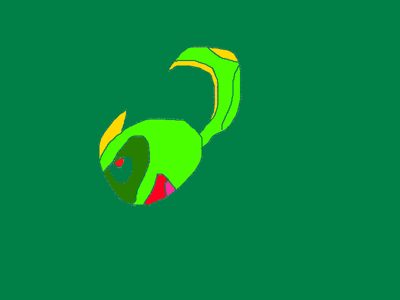Dracleif - Seed Racoon Pokemon
Draclief are able to sweat out seeds that instaly grow into small trees, shrubs, ect. They are also able to extend thie