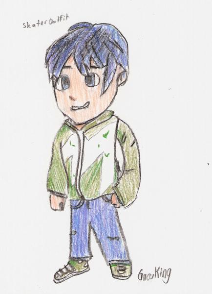 Drawing for Gaia Online.