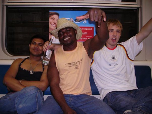 Drinkin` vodka in the underground. I wuz 17 and in my 1st year) No drunk driving - take the metro)