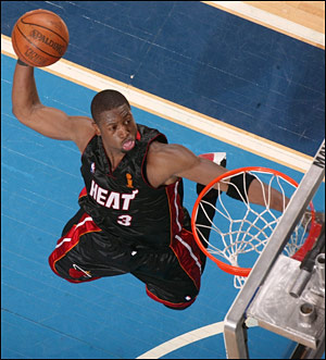 Dwyane Wade of the Miami Heat