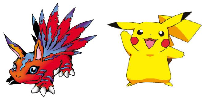 Elecmon & Pikachu