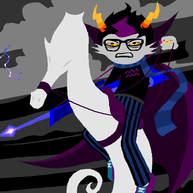 Eridan riding lusus