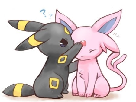 Espeon and Umbreon