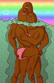 Ever wondered what a Dugtrio looks like underneath?