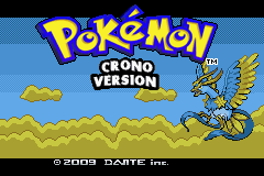 Everyone knows this one but some people of these haven't seen it... Yeah, it's the titlescreen of the famous hack Pokemon crono, which is made by Dant