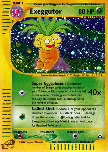 Exeggutor Pokemon Card