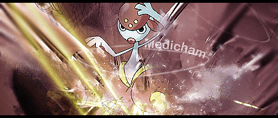 Featuring Medicham from Pokemon; Made by Giygas 00.