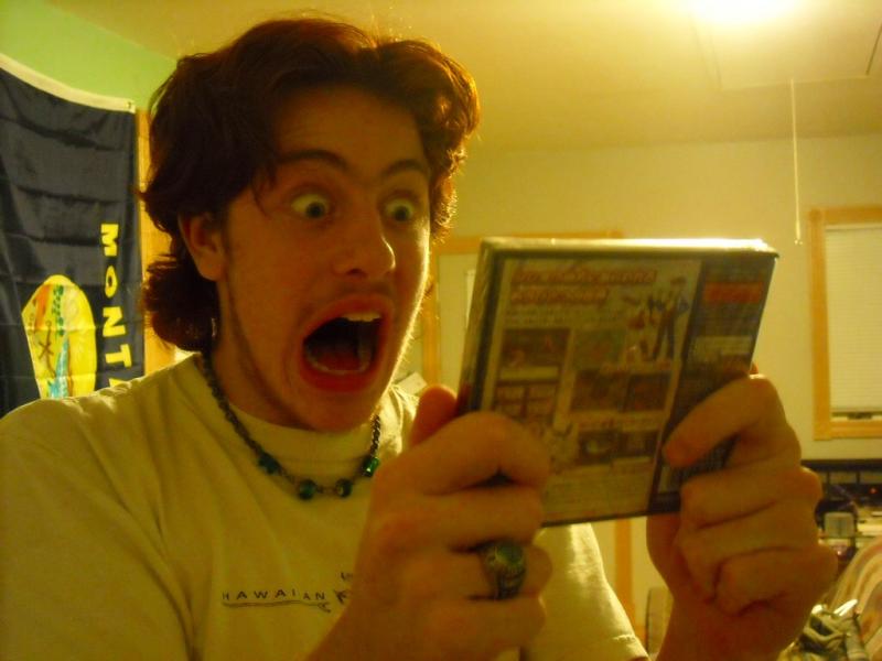 Finally!  A picture of me for once!  Yep!  That's exactly how I felt when I got Platinum in the mail.  XD